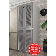Kenzlife Membran Çamaşır-kurutma Makinesi Dolabı Kapaklı Jelena Gribyz 180 70 60 Mebran Kapak Suntalam Gövde Banyo Çift Katlı Arkalıksız Beyaz