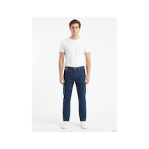 Levi's 511 Slim Fit Likralı Esnek Kumaş Klasik Erkek Jean Pantolon--düz Lacivert-- Kot Mavi