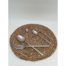 Eda Ada 60 Parça 12 Kişilik Çatal Kaşık Seti 1810 Cr-ni