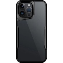 Apple Uyumlu iPhone 14 Pro Max Boyi Seri Silikon Kapak Siyah