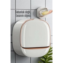 Tasarım Obje Sabunluk - Kendinden Yapışkanlı Sabunluk 722140 12 Izgara