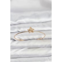 Tua Moda Yıldız Model Gold Renk Bileklik Çok Renkli