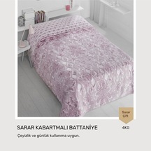 Sarar Çift Kişilik Battaniye 4 Kg Çantali Mürdüm