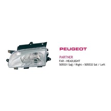 Ayfar Far Sağ Peugeot Partner 96-