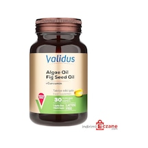 Validus Algae Oil + Fig Seed Oil + Curcumin 30 Softgel Diğer