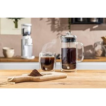 Plus Çift Camlı French Press, 750 Ml Açık Bej