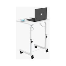 Eğim Ve Yükseklik Ayarlı Tekerlekli Laptop Sehpası