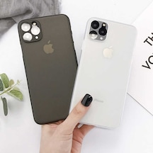 Apple Uyumlu  iPhone 11 Pro Max Kilif Ultra Ince Hayalet Sert Kapak 401550274