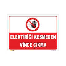 ELEKTRİĞİ KESMEDEN VİNCE ÇIKMA LEVHASI