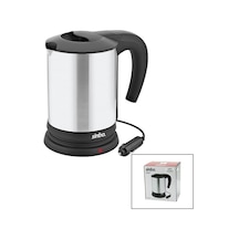 Sinbo Sk-8034 24v Araç İçi Kettle Paslanmaz Çelik Su Isıtıcısı 0.8lt 200w Çakmaklık Fişli Plastik Kapak - Kulp Bx40