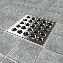 E4404 Square Shower Drain Grate, Brushed Nickel 12 Izgara