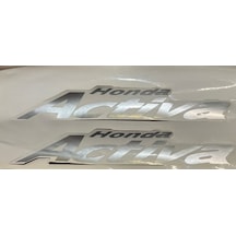 Honda Activa Yan Kapak Arma Sticker Gri
