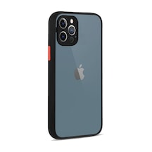 Apple Uyumlu iPhone 12 Pro Max Montreal Arkası Şeffaf Sert Silikon Kılıf