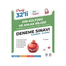 8. Sınıf Prestij Din Kültürü Ve Ahlak Bilgisi 32 Deneme Sınavı