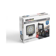 Wolfram 31901 12v-24v Çalışma Lambası 9led Kare 27w Beyaz E Belgeli