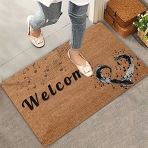 Valerine Life Müzik Aşkı Welcome Kapı Önü Paspası 45x70cm