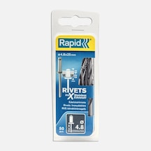 Rapid Perçin 4,8x25 Mm Paslanmaz Matkap Ucu 50 Adet