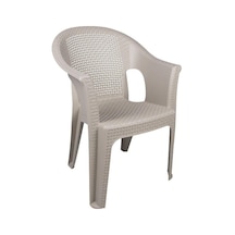 Luna Hobi Rattan Koltuk 4 Adet Çölbeji Bej