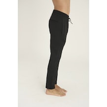 Angbutik Erkek Eşofman Altı Kocabey 1045 Duble Paça Tek Pantolon siyah