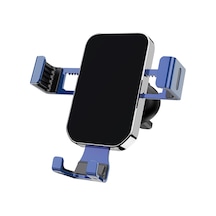 Cbtx Yc12 Evrensel Dönebilen Araba Hava Çıkışı Dağı Yerçekimi Telefon Tutucu Metal Braket - Mavi