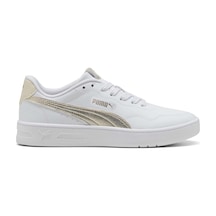Puma Court Lally Metallic Whisper Kadın Beyaz Sneaker Ayakkabı 40605801 Beyaz
