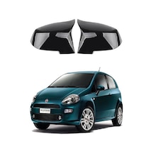 Fiat Punto 12-19 Araca Özel Batman Yarasa Ayna Kapağı Pianoblack