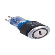22mm Anahtarlı Buton Kalıcı Kırmızı