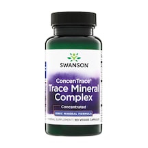 Takviye Swanson Nutrition Trace Mineral Complex Takviye Edici Gıda 60 Kapsül Gıda Takviye