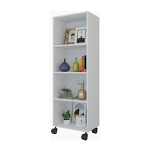 Kenzlife Kitaplık Beril 128 030 020 Byz Tekerlekli Mutfak Dolabı Banyo Ofis Ayakkabılık Kiler
