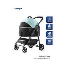 Zampa Celes Kedi & Köpek Arabası Mavi-siyah Ld02x-bl Konforlu Ve Prestijli Seyahat Çözümü