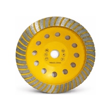 Turbo Elmaslı Taşlama Diski 180mm Metal Beton Granit Mermer Kesme Ve Taşlama Uyumlu