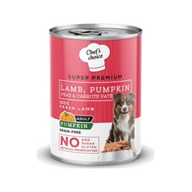 Chef's Choice Yetişkin Köpekler İçin, Tahılsız, Hipoalerjenik, Kuzu Etli, Balkabaklı, Bezelyeli Ve Havuçlu Ezme,