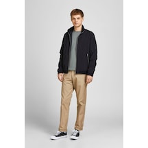 Jack & Jones Dik Yaka Bomber Ceket Siyah