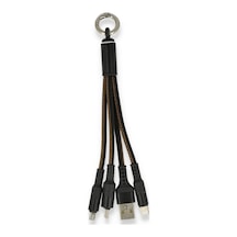 JKX-37 3in1 USB Kablo - Siyah