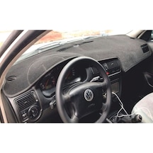 1997 2003 Modellerine Uygun Vokswagen Golf 4 Torpido Koruma Halısı Siyah Kenar Renk Siyah