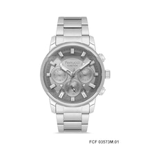 Ferrucci Fcf 03573m.01 Fonksiyonlu Çelik Kordon Erkek Kol Saati Gümüş