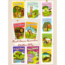 Neşeli Orman Maceraları 10 Eğitici Kitap 1. Ve 2.sınıflar Etkinlikli Kutulu