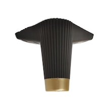 Zeygen Roma Plastik Mobilya Baza Koltuk Kanepe Ayağı 12 Cm Siyah 8 Adet