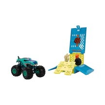 Hot Wheels Monster Trucks 1:24 Mega Wrex'in Çarpışma Kafesi, 3 Yaş Ve Üzeri, Hnc29