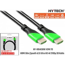 Hytech Hy-Hd4K50W Hdmi 50M Çipsetli 4K 3D Kablo