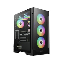 Gamdıas Talos E2 Elite, 850w, 80+ Bronze, Tempered Glass, Argb, Atx Gamıng Kasa