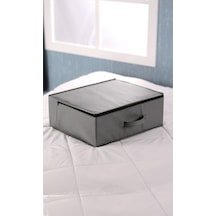 53 X 44 X 21 Cm Baza Altı & Dolap İçi Organizer, Yorgan & Yastık Düzenleyici Hurç Antrasit Gri