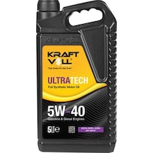 Yag & Antıfırız Motor Yagı Benzin-dizel 5w40 Tam Sentetik Sn-cf 5 Lt. - Kraftvoll 17011011