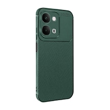 Vivo Y31d Auto Focus Karbon Kapak - Yeşil Standart