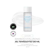 Mini Boy Kuru Hassas Ciltler Nazik Temizleme Jeli Luvum Bamboo Hyaluronic Moisture Cleanser 20 Ml