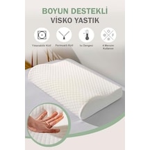 Valessa Viscon Ortopedik Yastık 35x55x10 Cm Açık Indigo