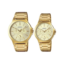 Casio Mtp-ltp-v300g-9audf Çift Kol Saati Kadın-erkek Metalik