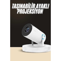 Ayaklı Projeksiyon Taşınabilir Mini Projektör Sinema Projektörü Android 04707021