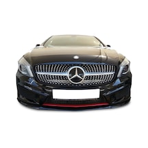 Mercedes Cla Serisi W117 2013 Sonrası Diamond Gri Ön Panjur Pla
