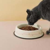 Rebel Bow Emaye Kedi Köpek Mama Kabı
